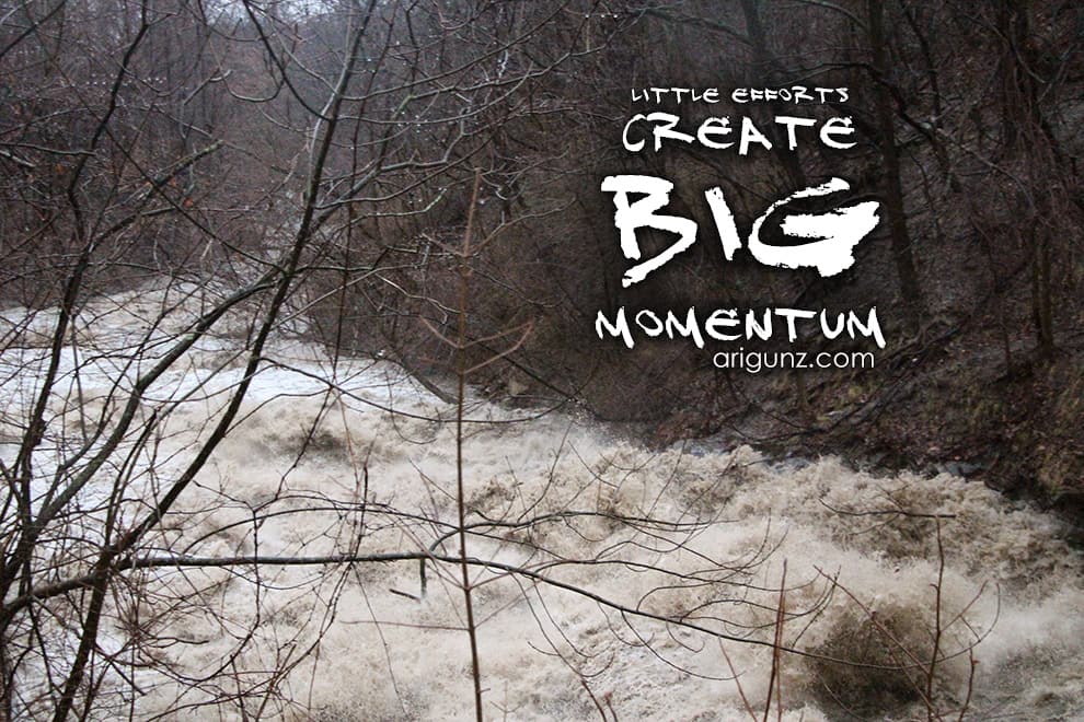 Little Efforts Create Big Momentum